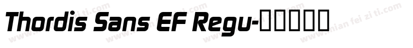 Thordis Sans EF Regu字体转换